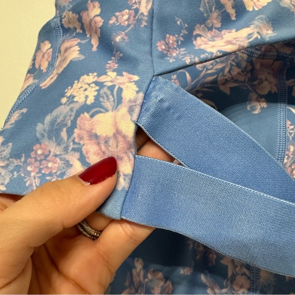 Spiritual Gangster Jacaranda Print Sports Bra Legging Athletic Set - Picture 9 of 9